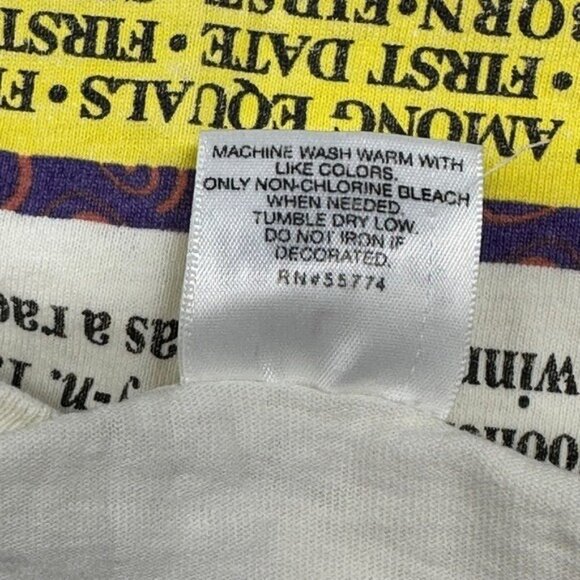 First USA Vintage Murina Mens L Graphic Tee T-Shirt Retro 90's 80s Single Stitch - Picture 6 of 10